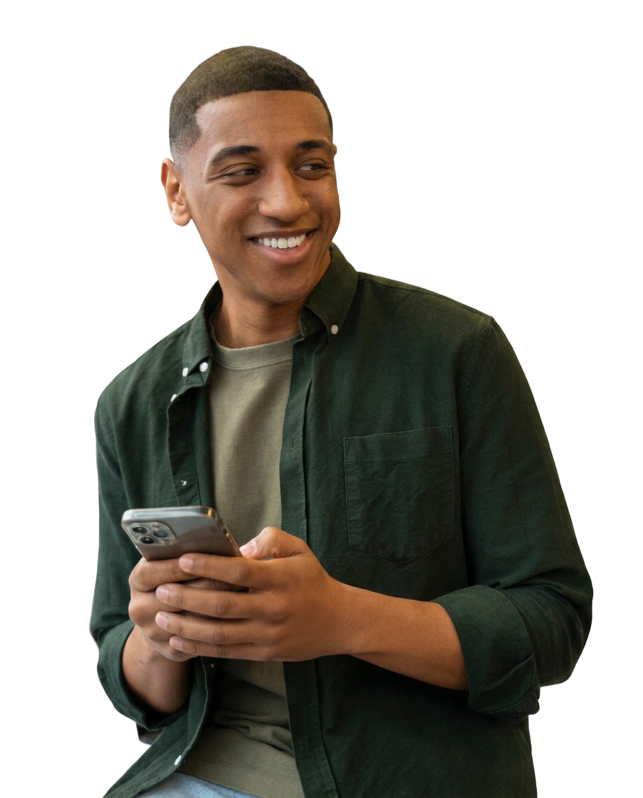 Cliente Neoenergia Elektro acessando o Portal de Negociação pelo celular